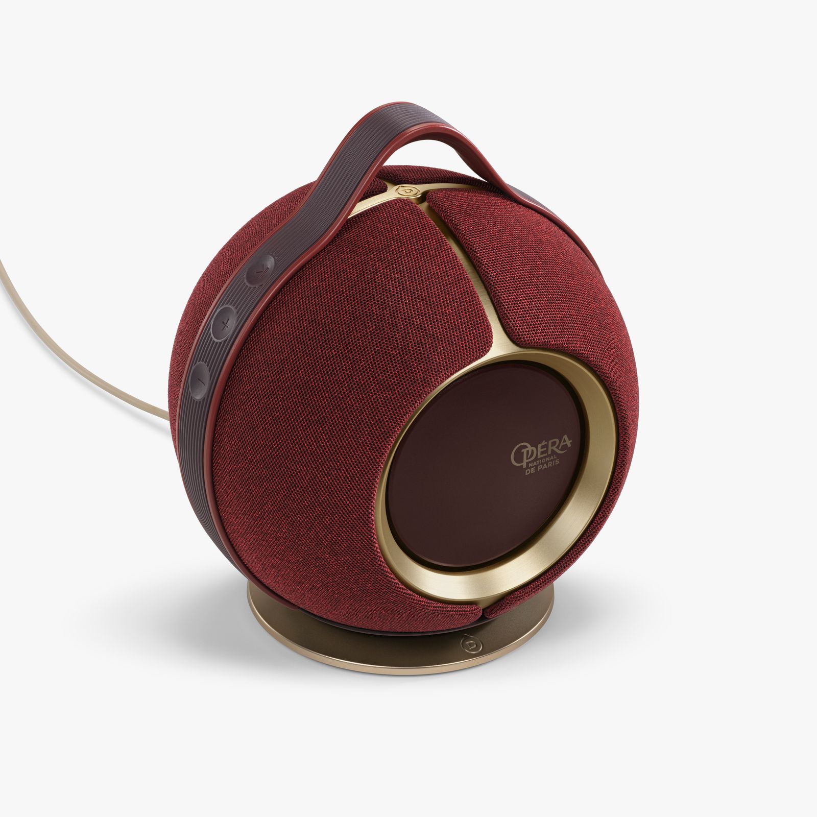 red velvety speaker
