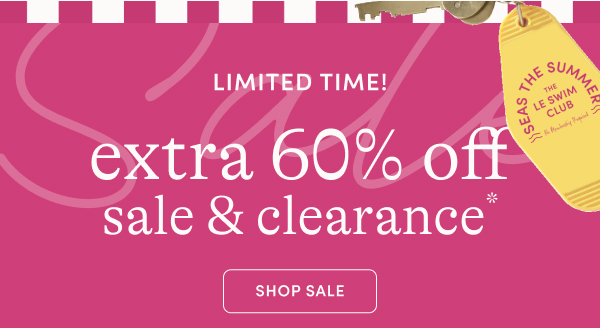 60% off sale & clearance