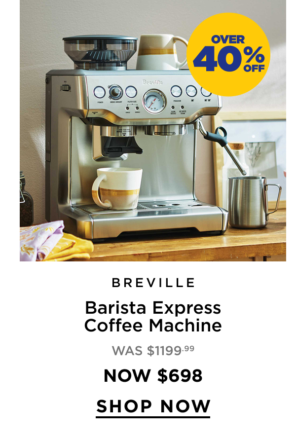Breville	Barista Express Coffee Machine 