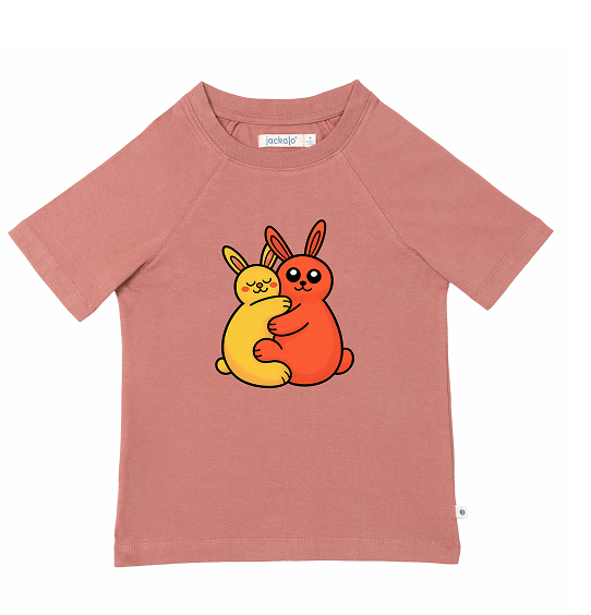 Rose bunnies t-shirt from Jackalo