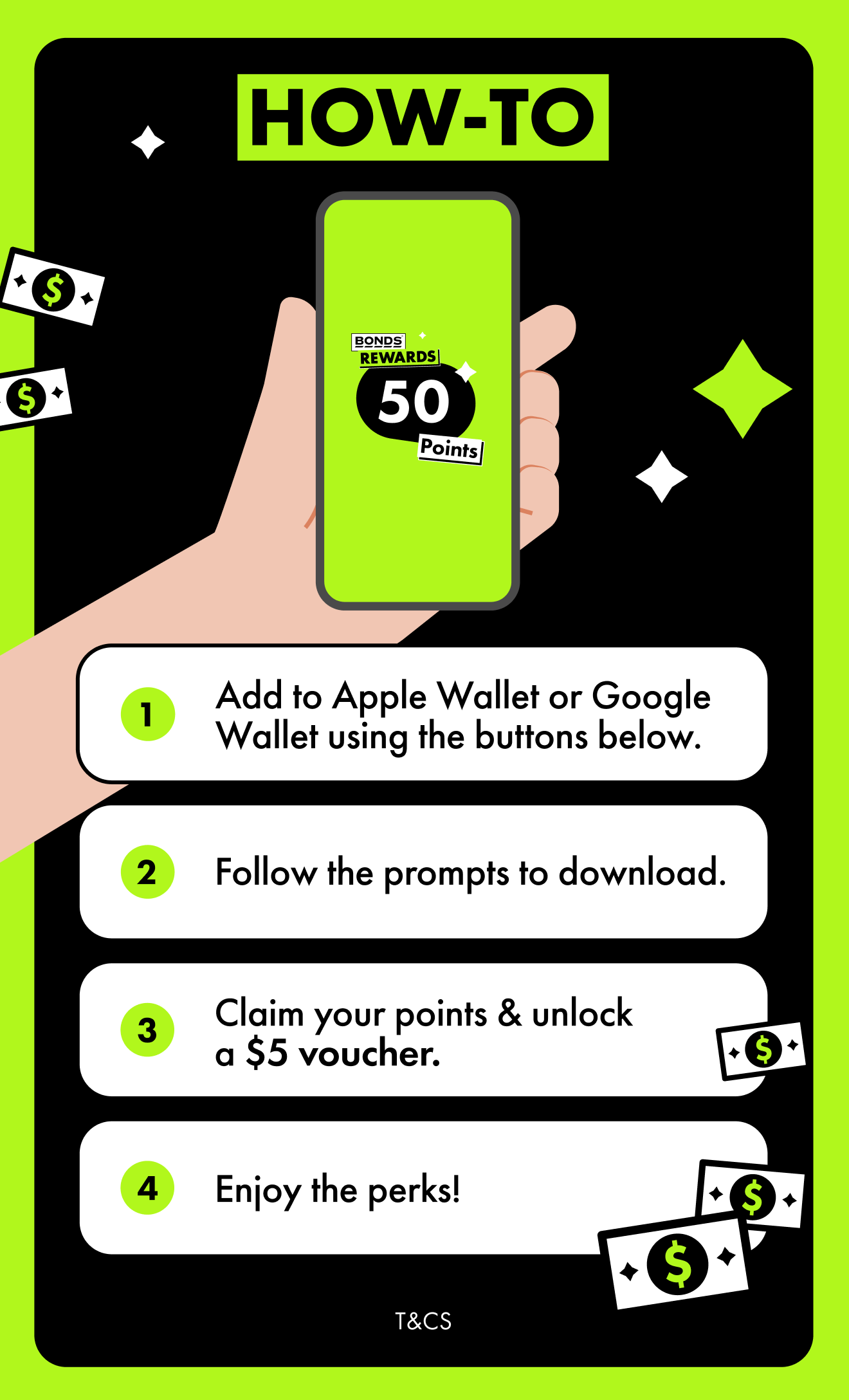 Add to Apple Wallet or Google Wallet using the buttons below.