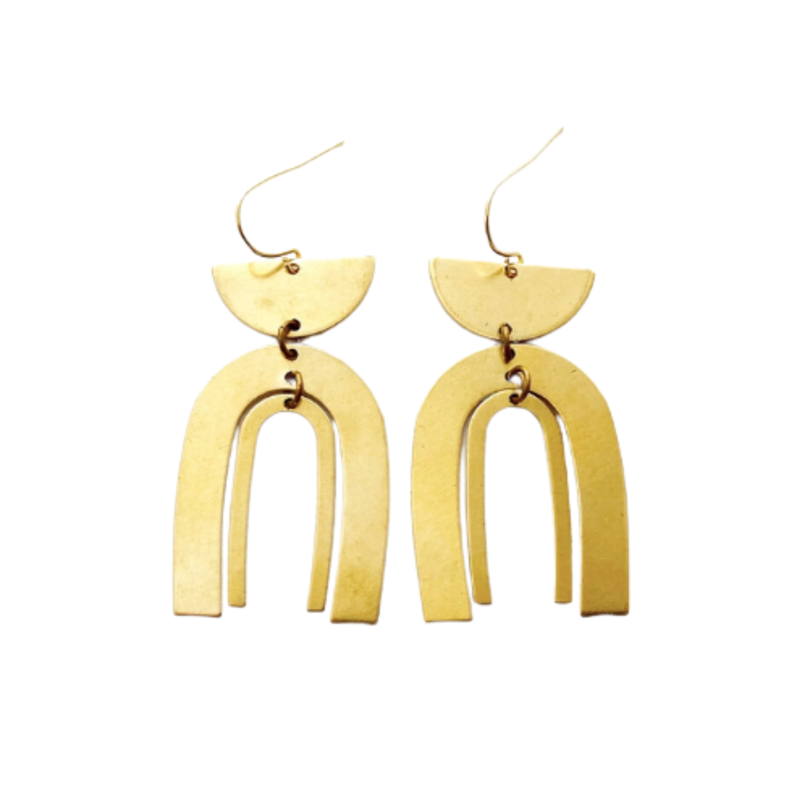 Image of Brass Earrings No. 9