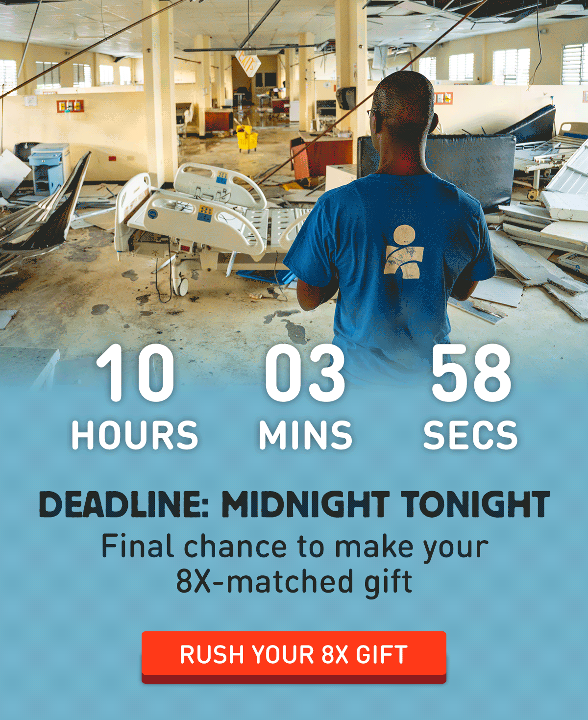 Final chance to make your 8x matched gift