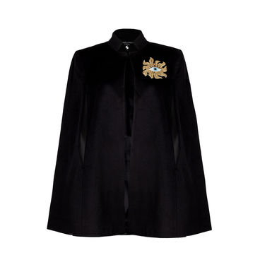 Wool Blend Cape