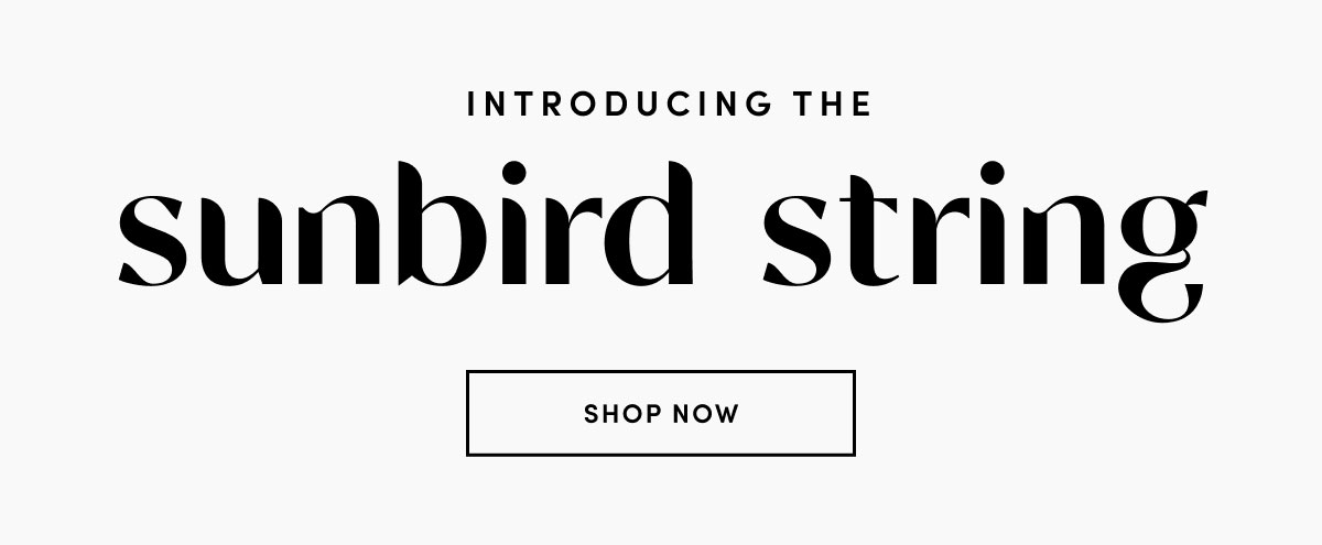 Introducing The Sunbird String