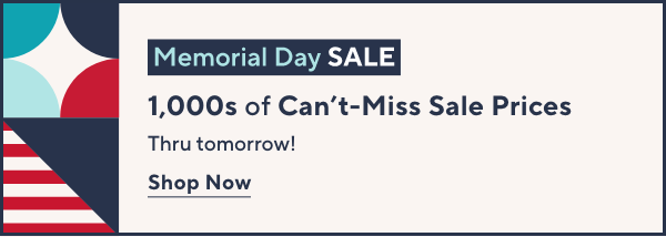 Memorial Day Sale 