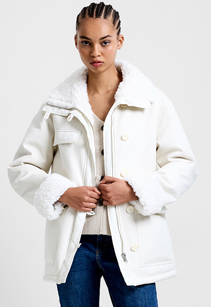 Solise Cotton Faux Fur Coat