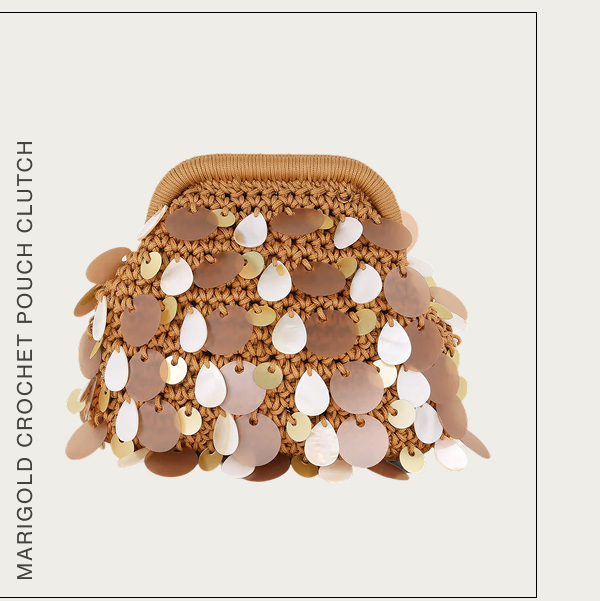 Marigold Crochet Pouch Clutch