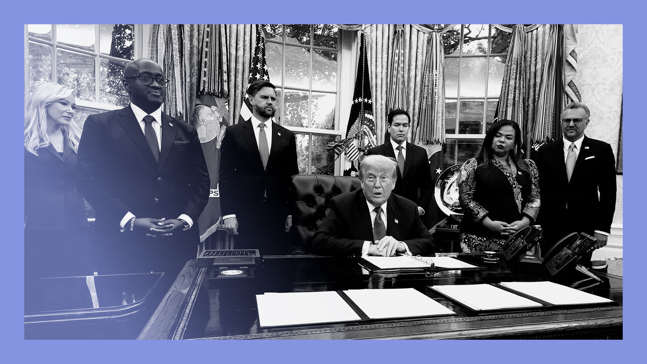 President Trump Meets With Foreign Ministers Of Rwanda And DDRC