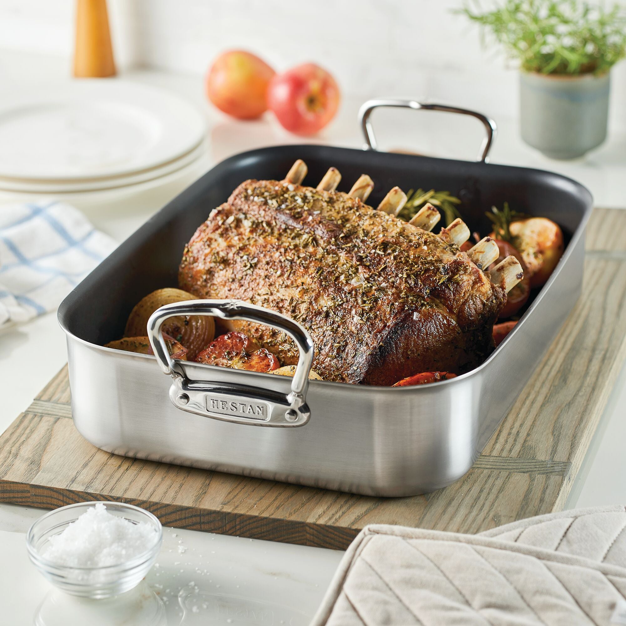 Image of Nonstick Clad Roasters with Rack