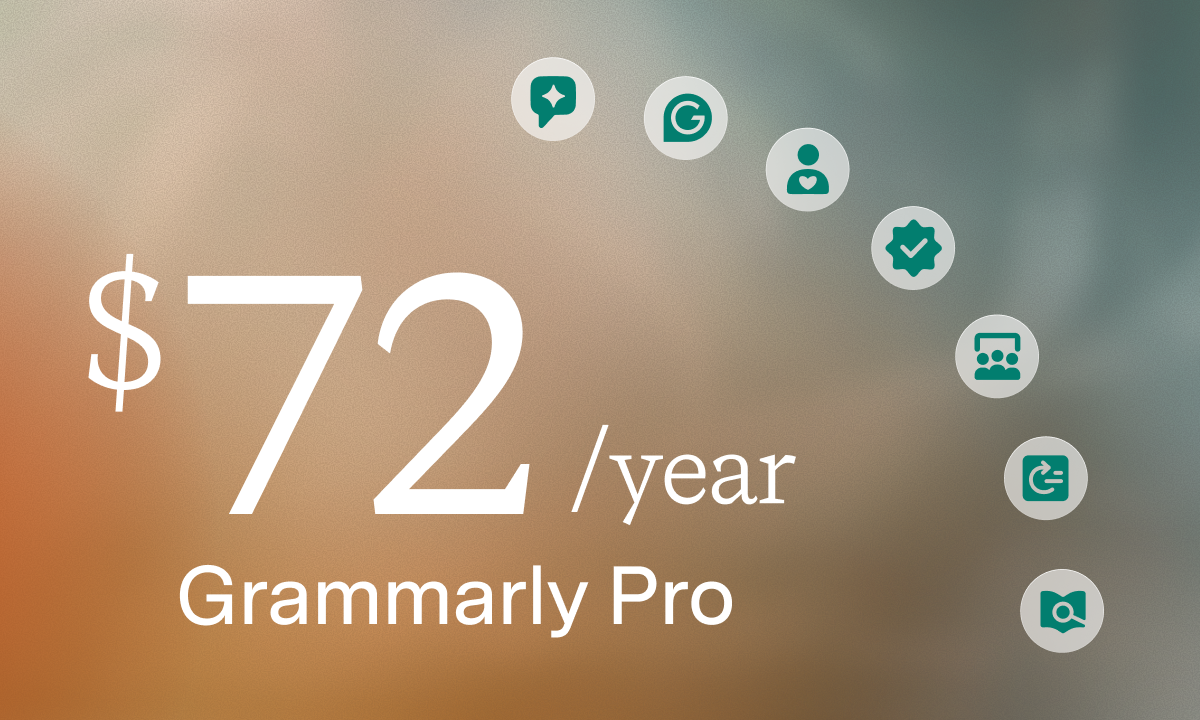 50% off a year Grammarly Pro