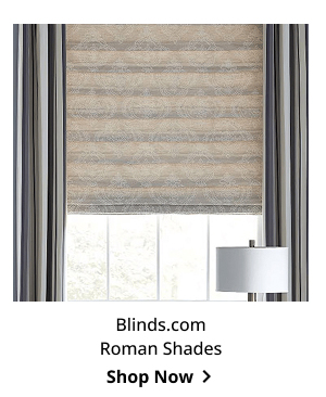 Blinds.com Roman Shades | Shop Now >