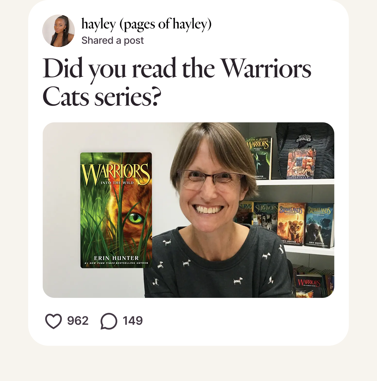 Post from hayley (pages of hayley)