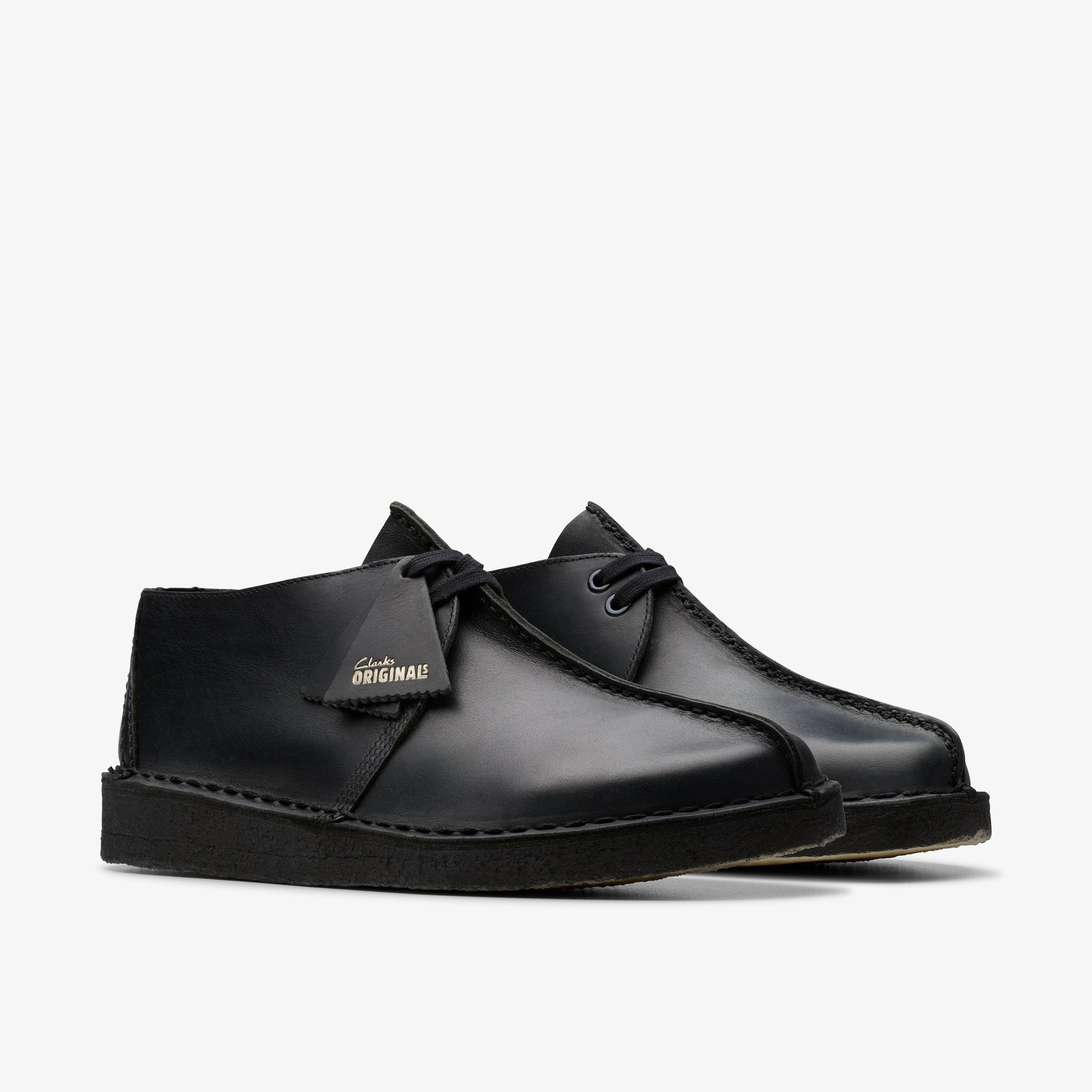 Desert Trek Black Smooth Leather