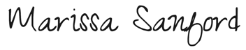 Marissa Sanford signature