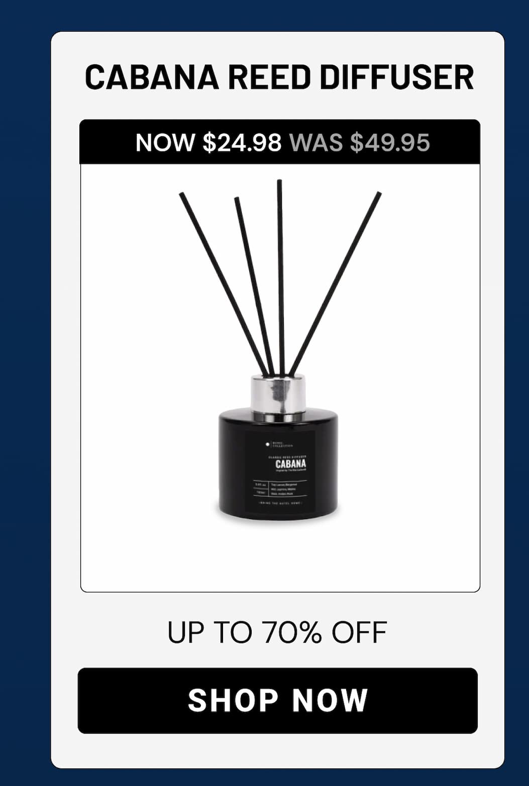 CABANA REED DIFFUSER