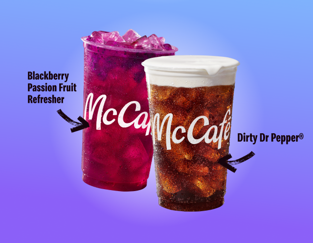 Blackberry Passion Fruit Refresher, Dirty Dr Pepper&reg;