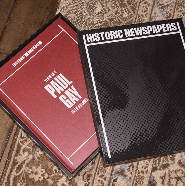 Personalised Birthday Newspaper Book Custom Made