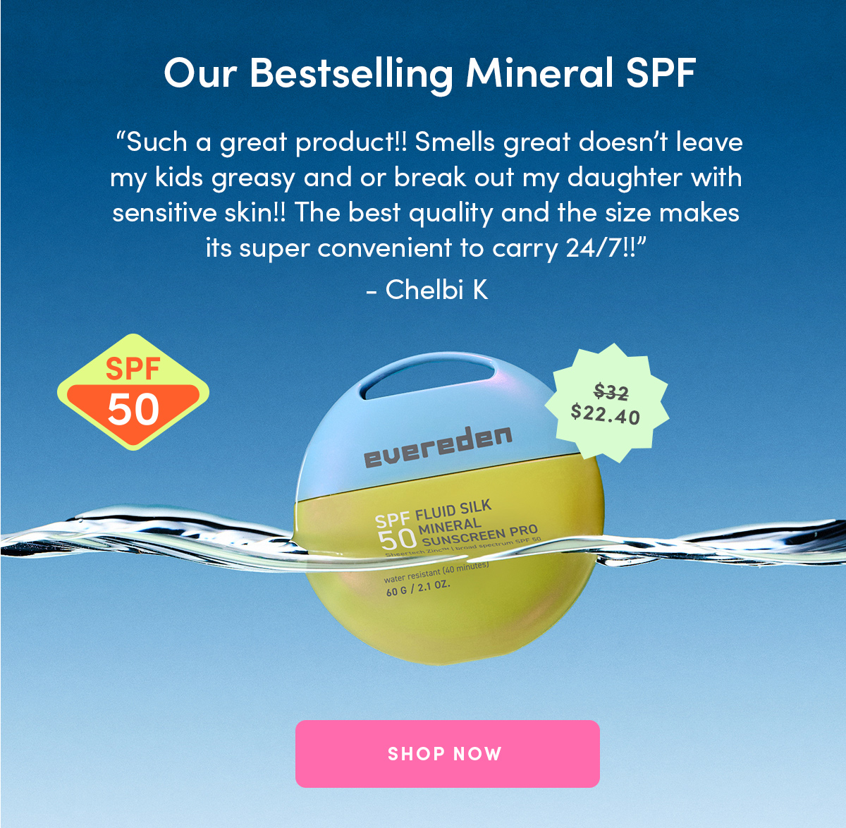 Our Bestselling Mineral SPF 