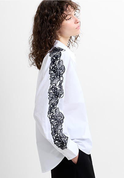 Cambria Cotton Embroidered Shirt