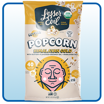 Lesser Evil Himalayan Gold Popcorn, 14 oz
