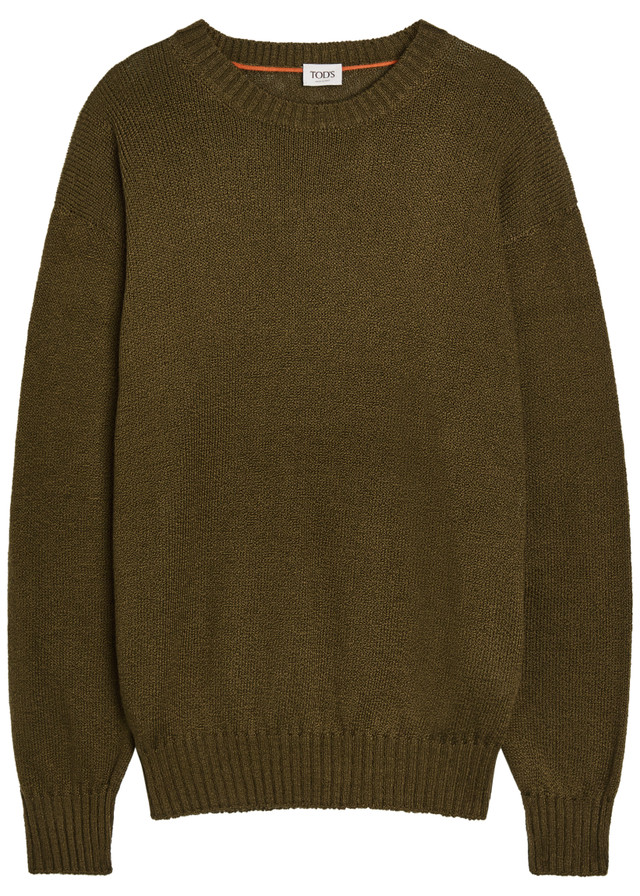 TODS Crew-neck cotton-knit jumper