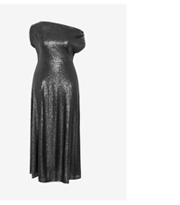 Shop the Sequin Off Shoulder Maxi Dress