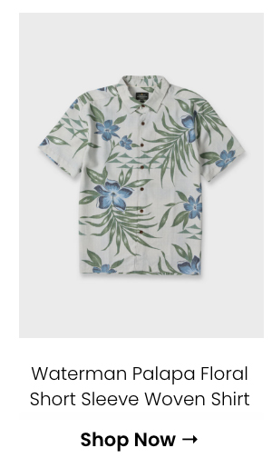 Waterman Palapa Floral Short Sleeve Woven Shirt
