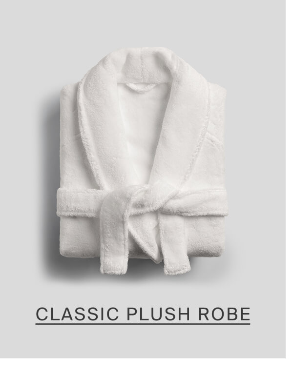 shop classic plush robe