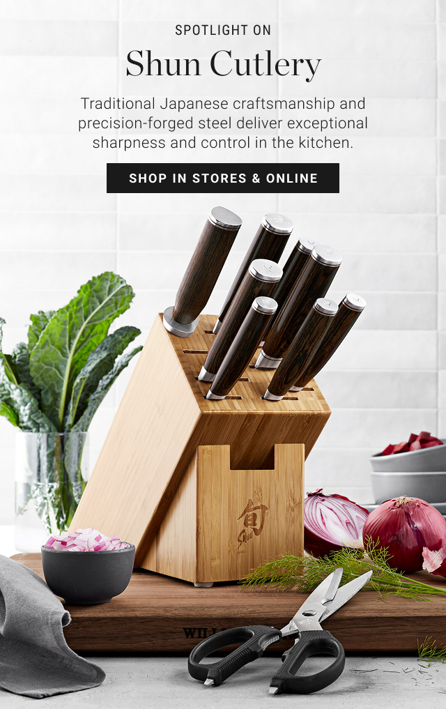 spotlight on Shun Cutlery - shop in stores & online