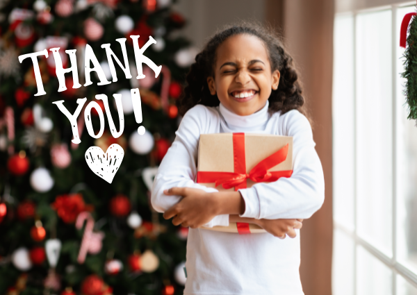 Because of You, Christmas Wishes Came True! Thank You