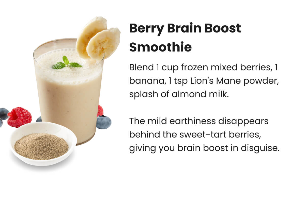 Berry Brain Boost Smoothie
