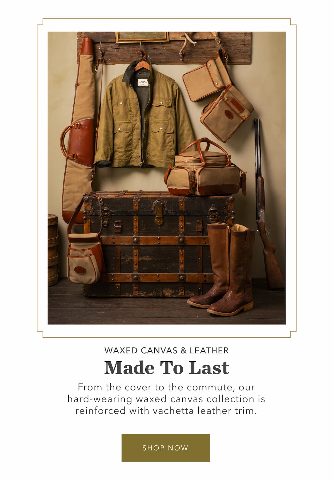 SHOP WAXED CANVAS & LEATHER