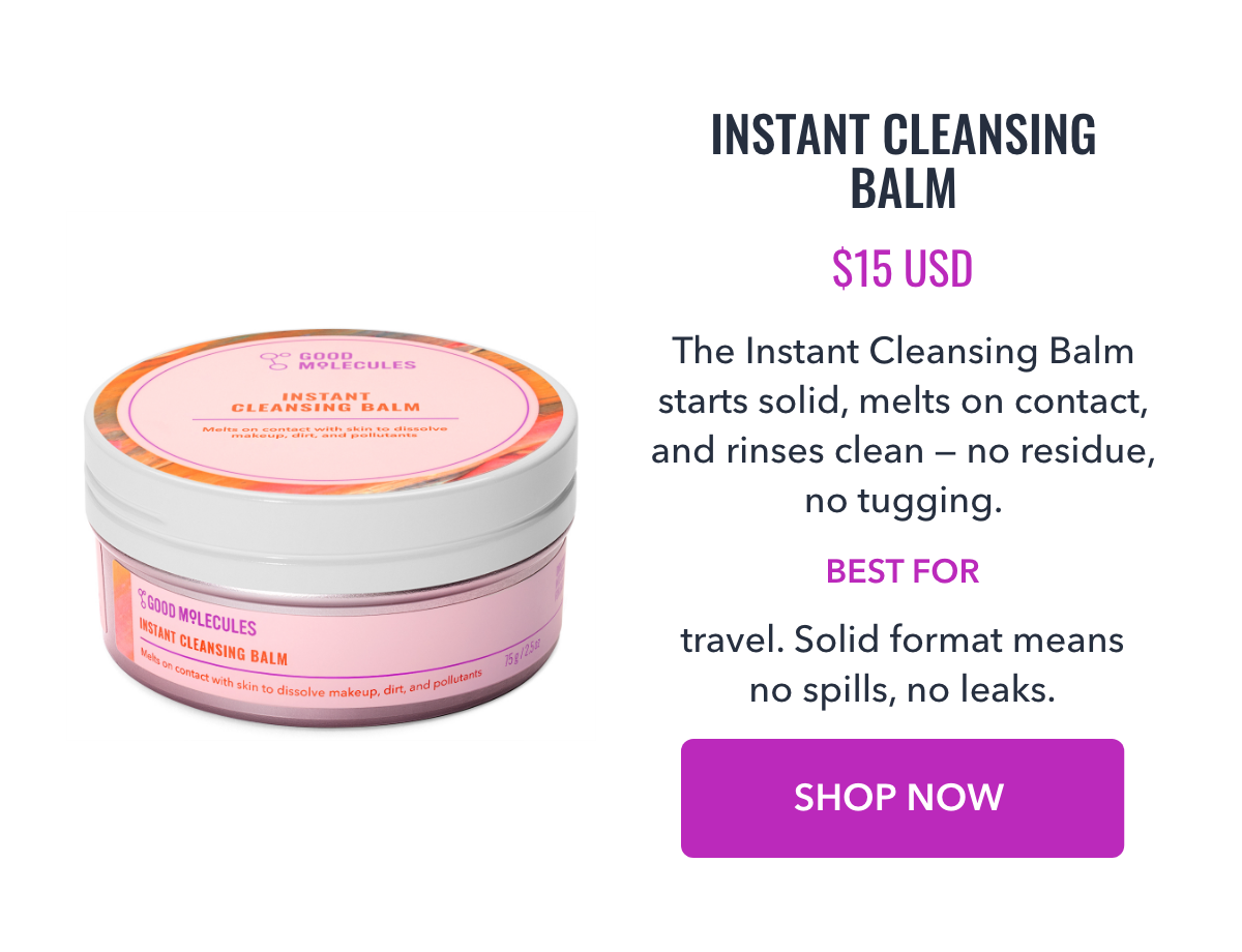 Instant Cleansing Balm - $15 USD