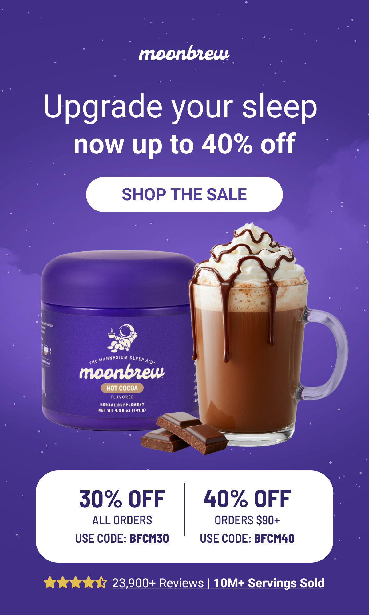 Sleep essentials, no up to 40% off