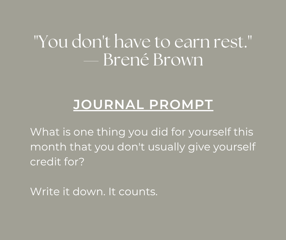 quote and journal prompt that match today's Sunday, Reset