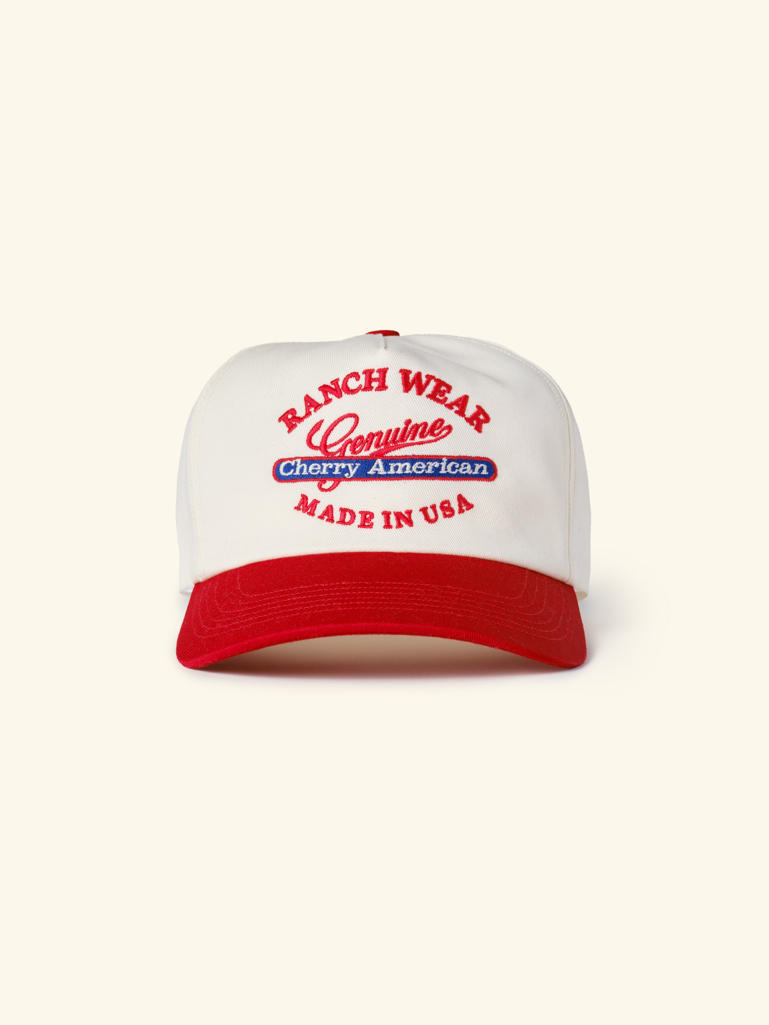 Image of Ranchwear 5 Panel Hat (Cherry Red)