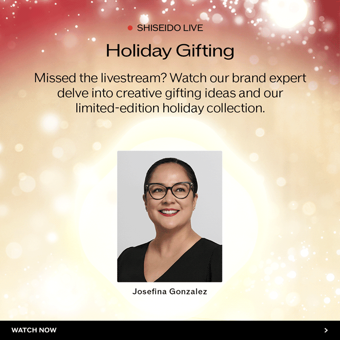 Missed the livestream? Watch our brand expert delve into creative gifting ideas and our limited-edition holiday collection.