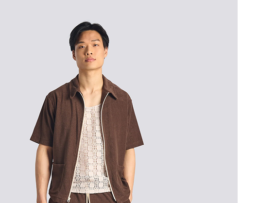 Walnut Terry Tour Shirt