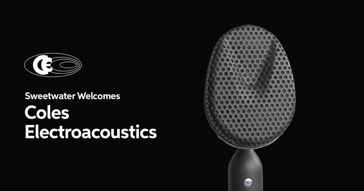 Sweetwater Welcomes Coles Electroacoustics &mdash; Handmade in&nbsp;the&nbsp;UK