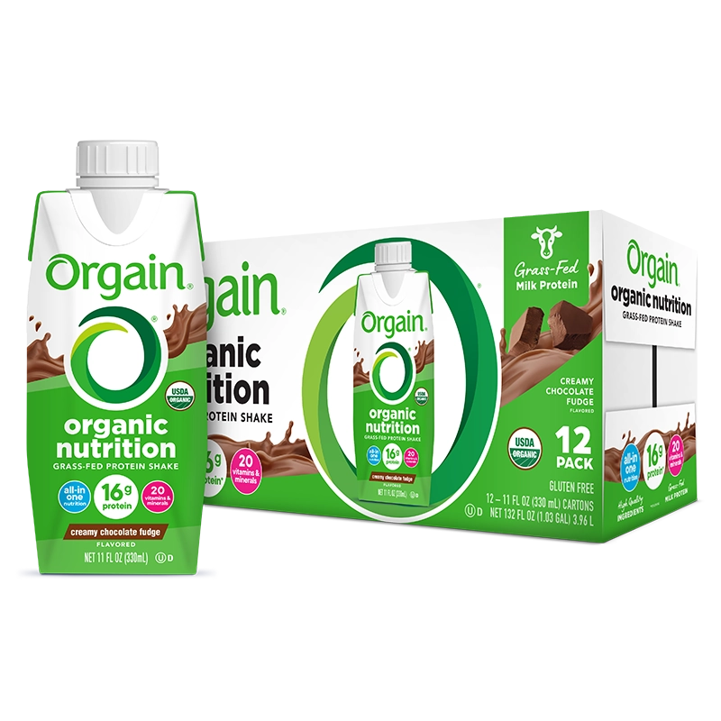 Image of Organic Nutrition Shake - Creamy Chocolate Fudge