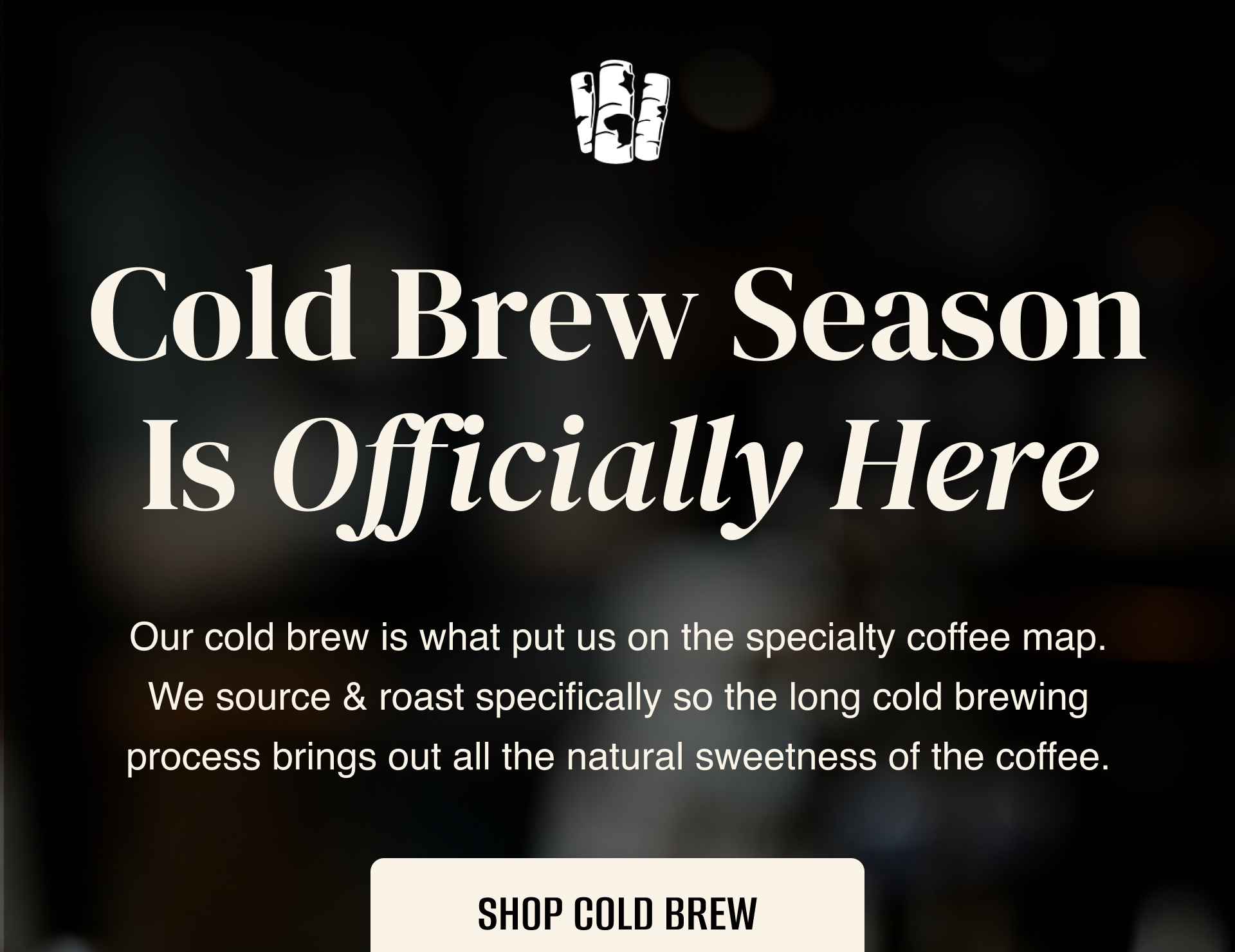 Cold brew season is here
