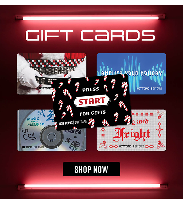 Hot Topic Gift Cards. Shop Now
