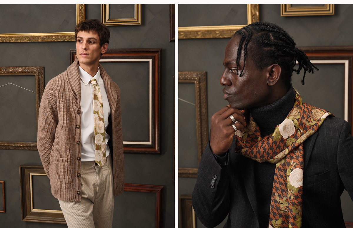Explore our new Botanica ties and pocket squares, plus learn from our Head of Merchandising on what makes fabric matter most.