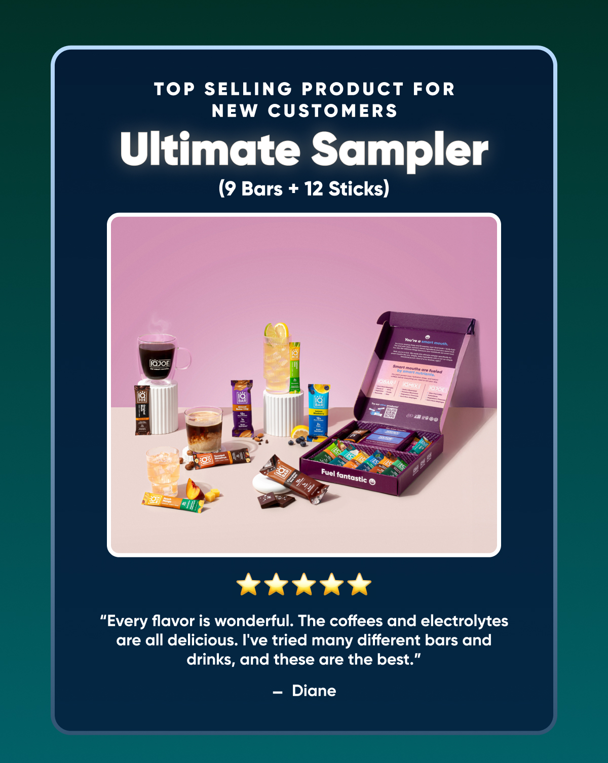 Ultimate Sampler (9 Bars + 12 Sticks)