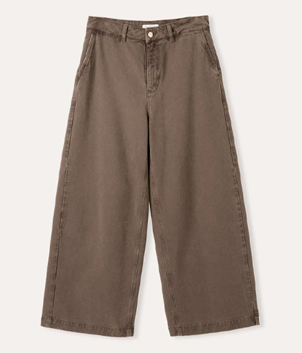 Wide Leg Cropped Jeans
