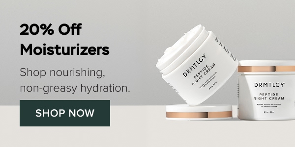20% Off Moisturizers