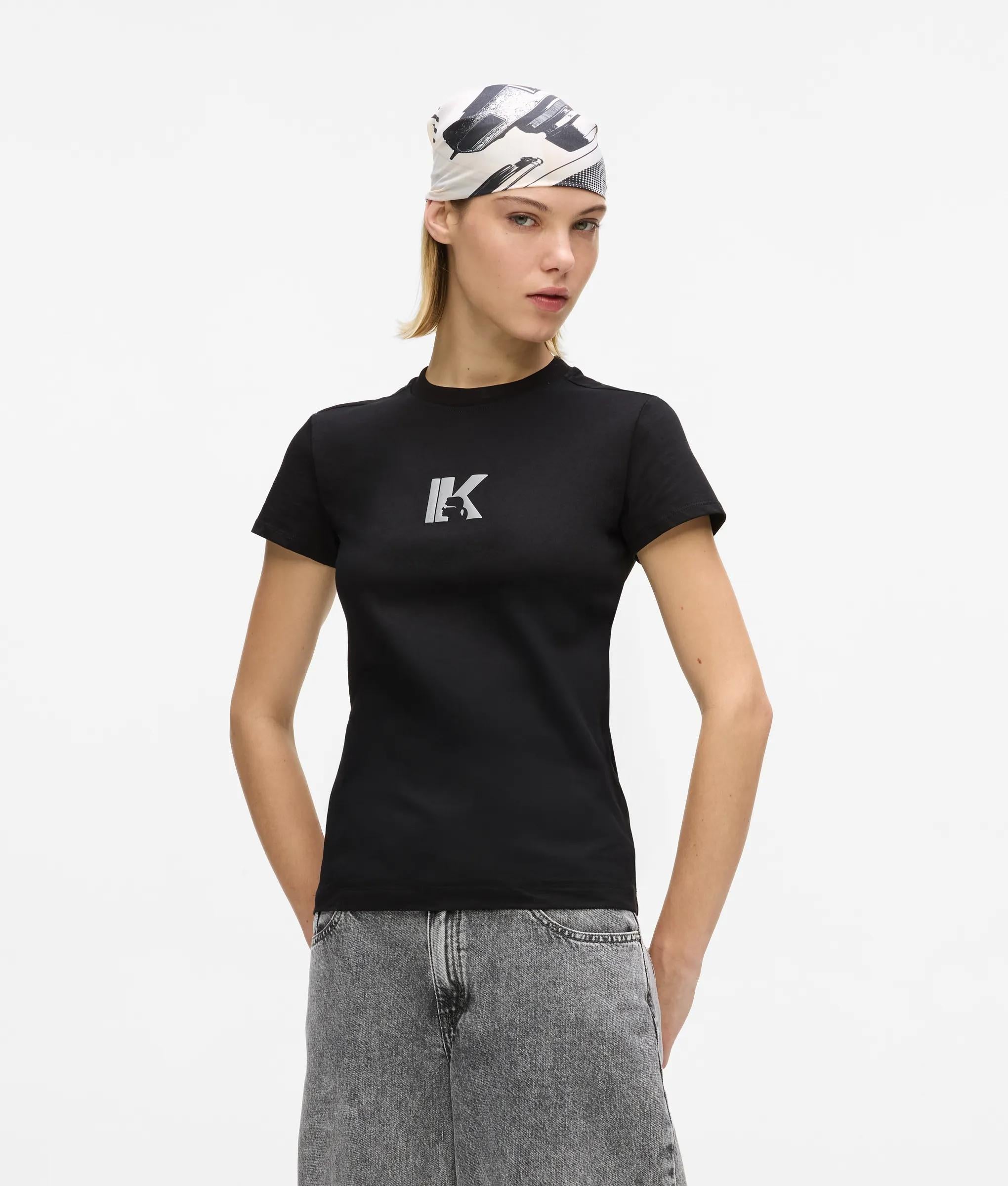 Image of Slim K logo T-shirt