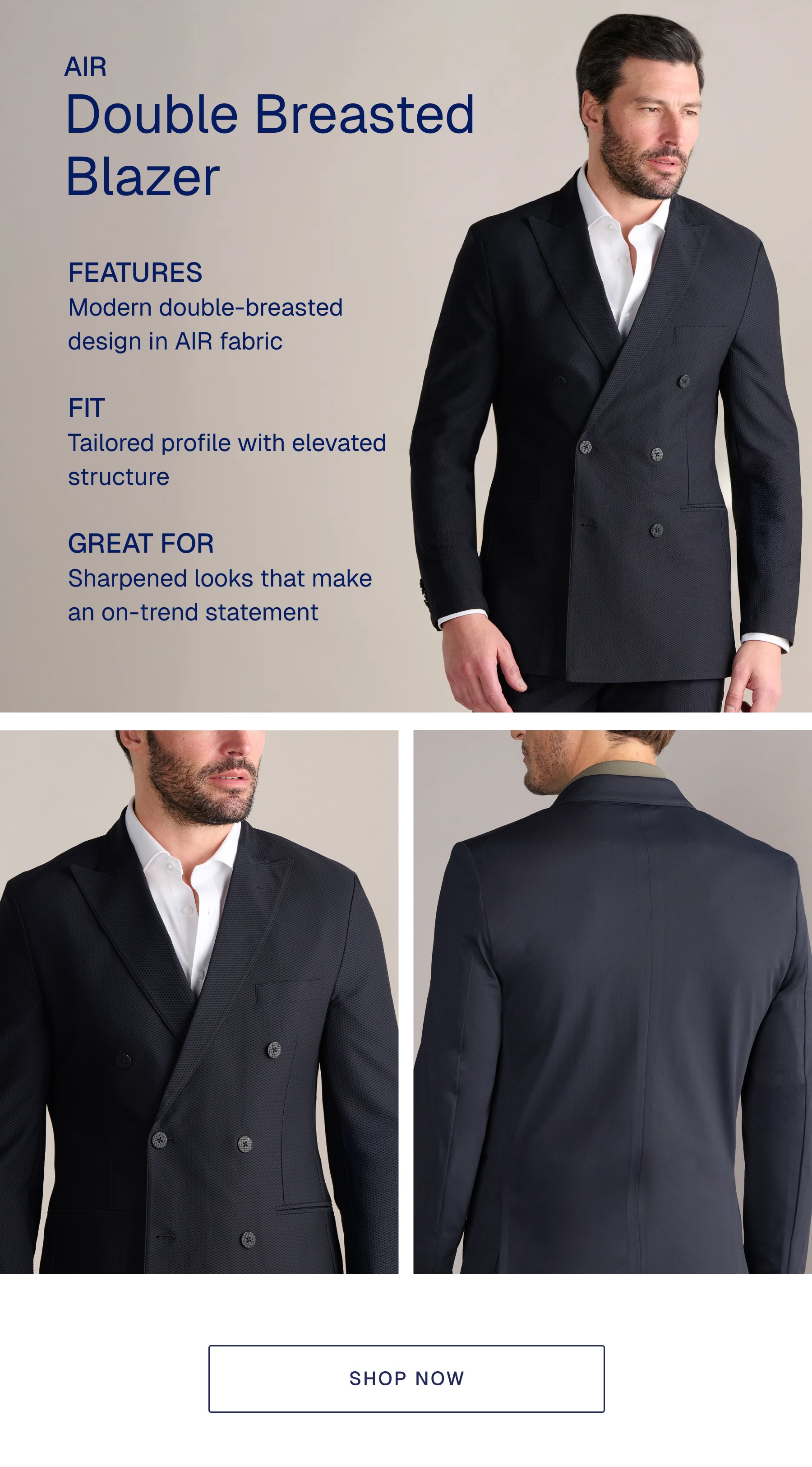 Double Breasted Blazer