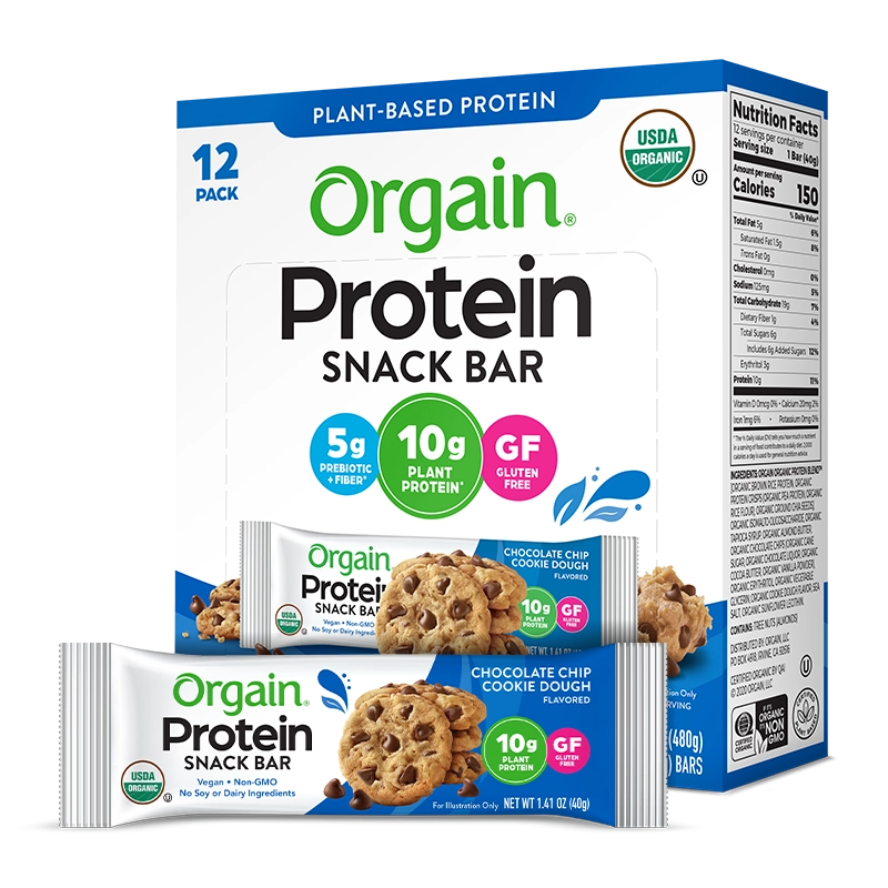 Image of Organic Protein Bar - Chocolate Chip Cookie Dough
